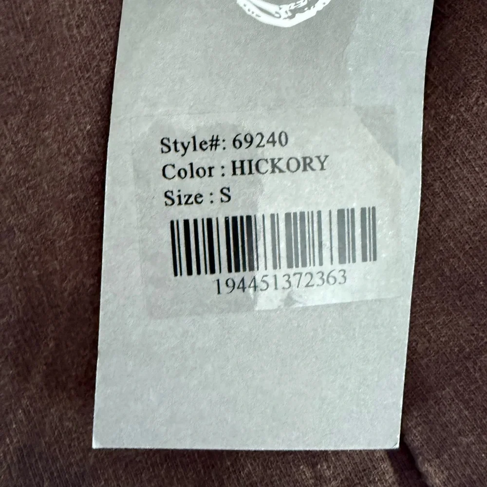 NWT‎ HABITAT Chill Jacket Hickory Brown Minimalist Earthy Neutral Grunge Boho S - Picture 5 of 6